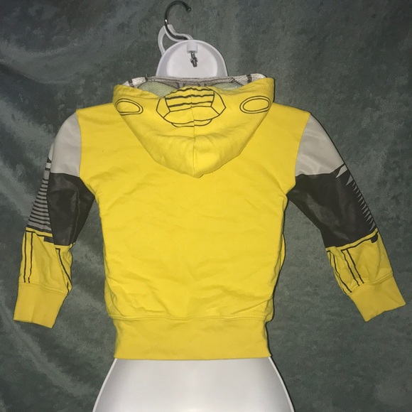 Hasbro Jackets & Coats 7 Transformers 4t Yellow Hoodie Poshmark